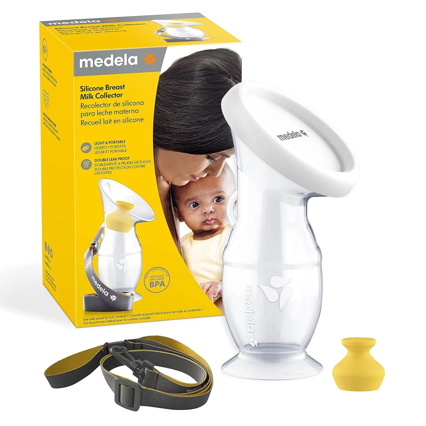 Set compacto y silencioso para extraer y recolectar leche materna fácilmente. Ideal para lactancia en movimiento.