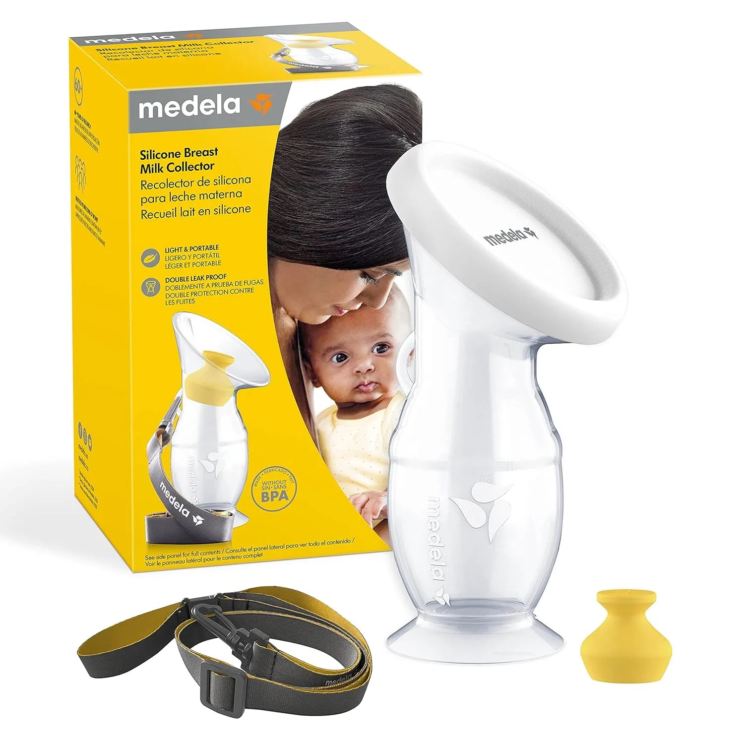 Set compacto y silencioso para extraer y recolectar leche materna fácilmente. Ideal para lactancia en movimiento.