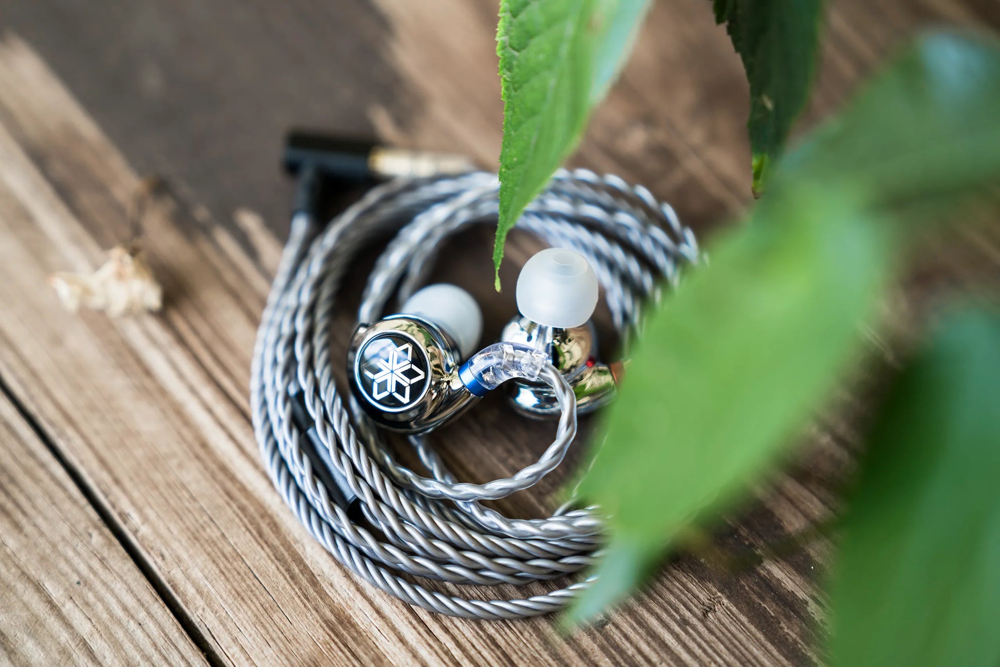 IEM FiiO FD11 con driver dinámico de carbono, doble cámara y doble imán. Graves profundos, 24Ω, cable 0.78 mm (2-pin) y plug 3.5 mm. Carcasa metálica.