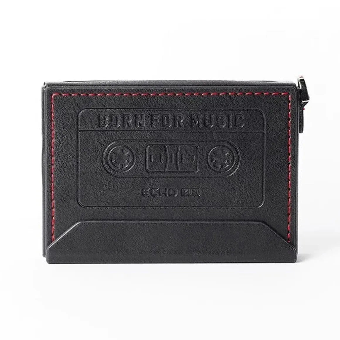 Protege tu Echo Mini con el FiiO SK-Echo-Mini: case retro con cierre magnético, hebilla y acabado PU (negro/rojo) o suede bicolor (verde). Incluye protector.