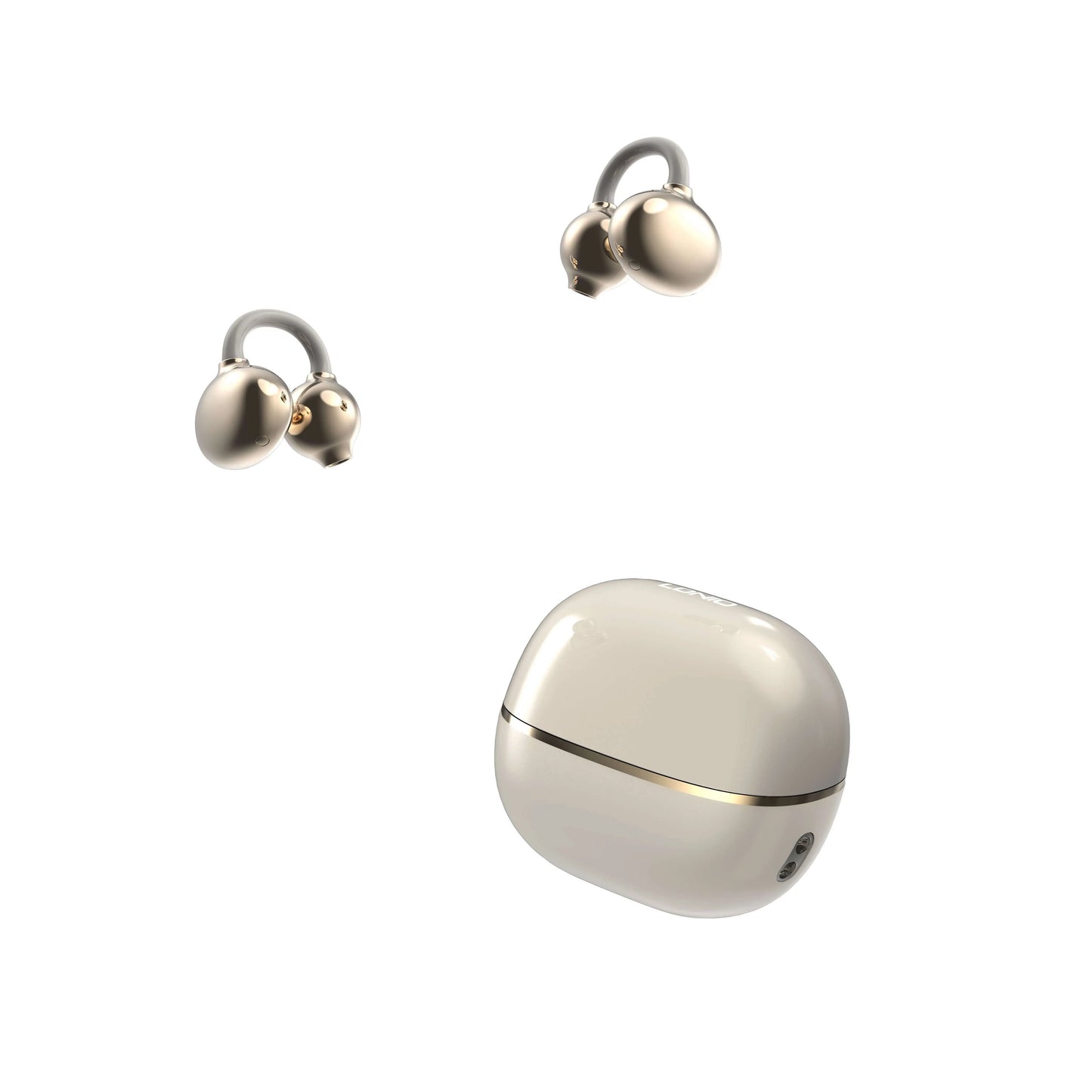 LDNIO T09 con BT 5.4, baja latencia, control táctil y estuche 400 mAh (USB-C). Diseño abierto con clip y reducción de ruido. Envíos a todo el Perú.