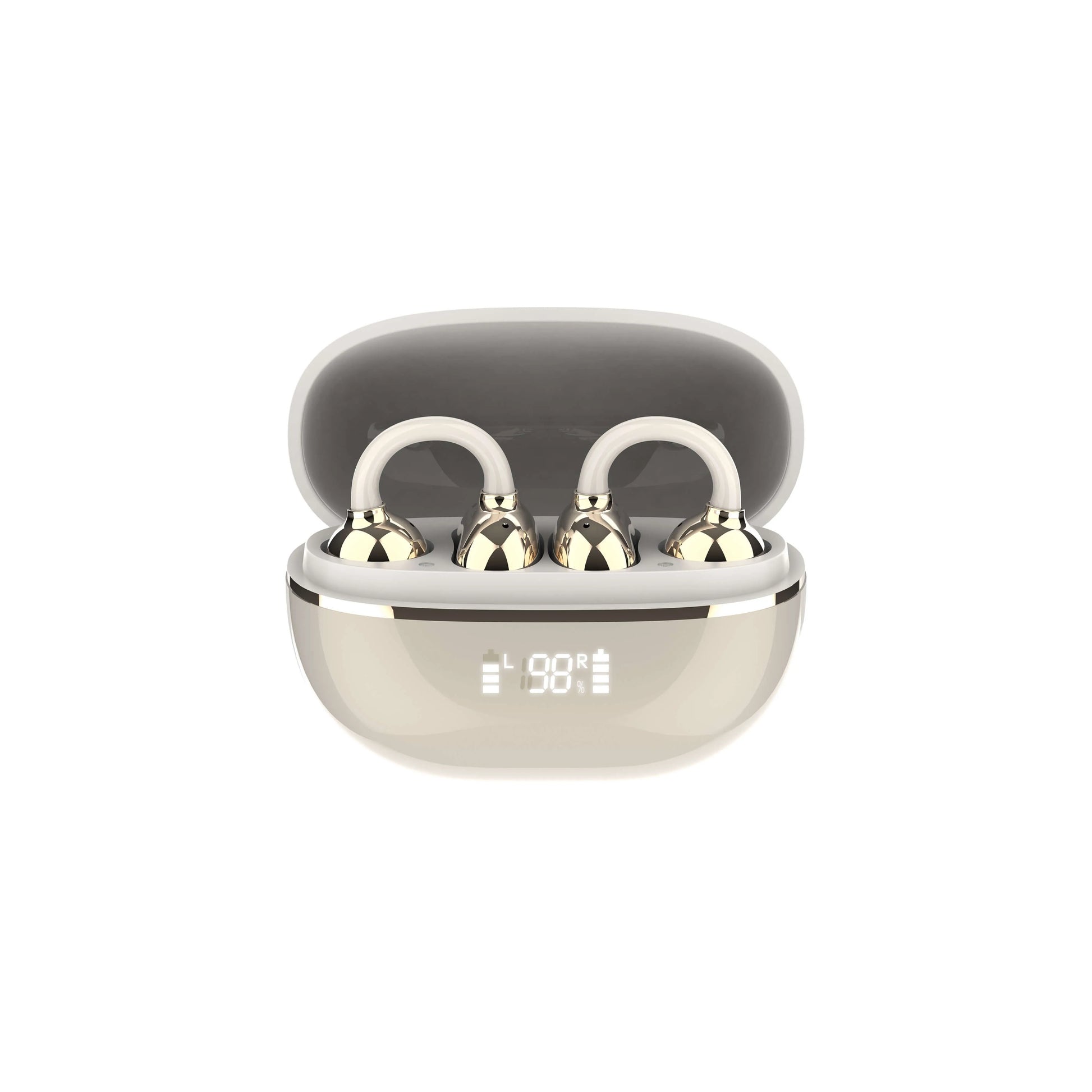 LDNIO T09 con BT 5.4, baja latencia, control táctil y estuche 400 mAh (USB-C). Diseño abierto con clip y reducción de ruido. Envíos a todo el Perú.