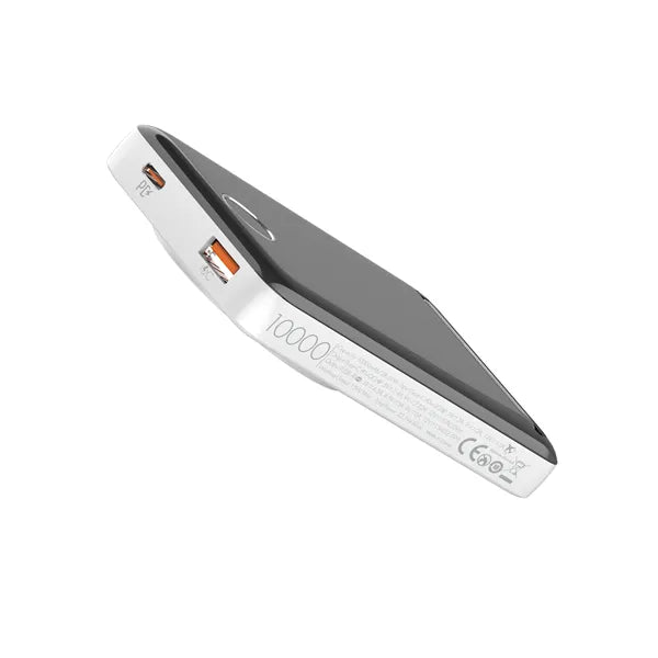 LDNIO PQ17 con 10,000 mAh, carga inalámbrica magnética 15W, USB-C/USB-A hasta 22.5W, entrada 18W y 9 protecciones. Envíos a todo el Perú.