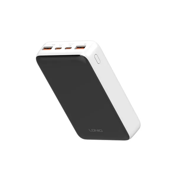LDNIO PQ18 con 20,000 mAh, wireless magnético 15W, USB-C/USB-A hasta 22.5W, entrada 18W y 9 protecciones. Envíos a todo el Perú.