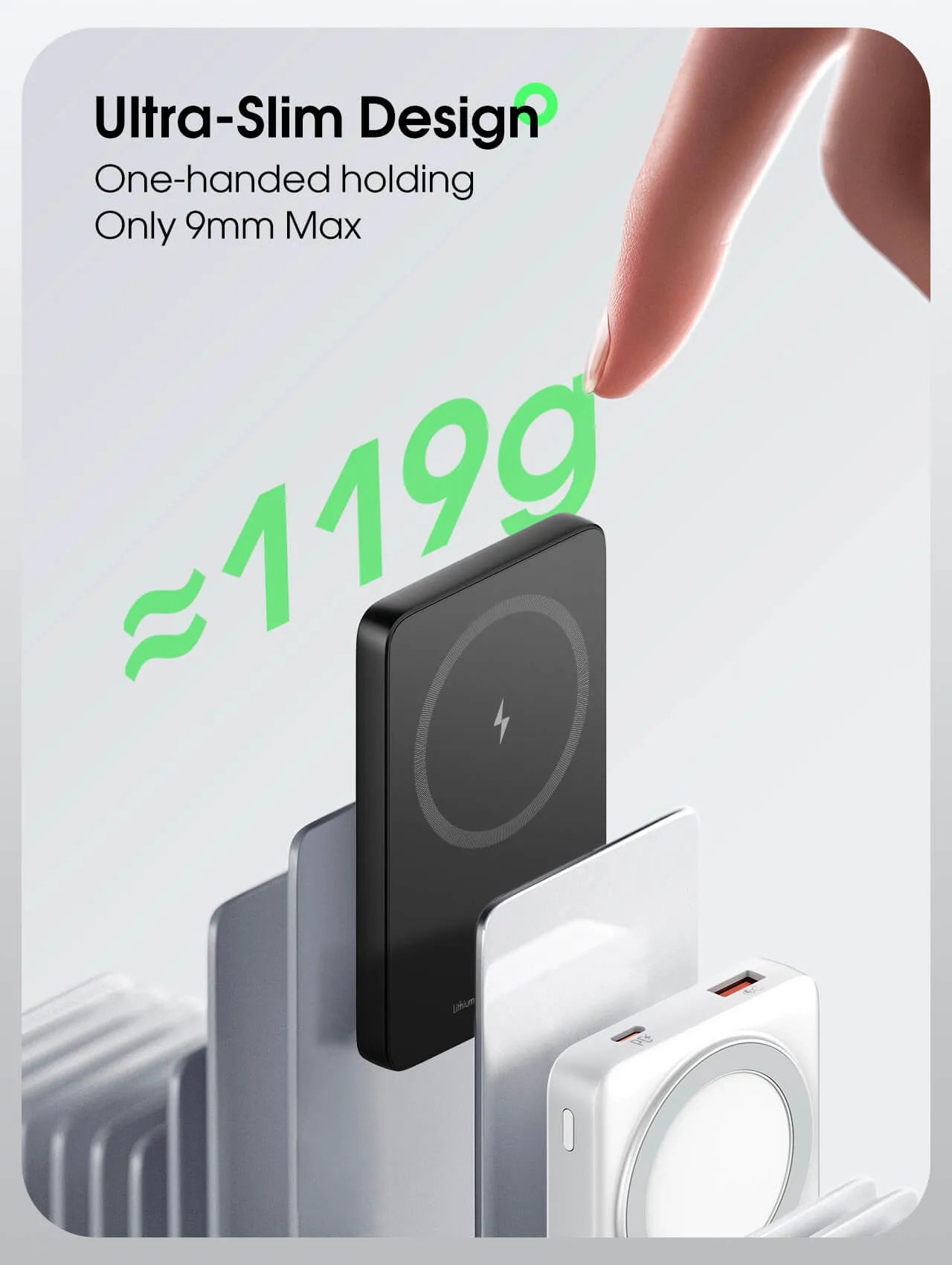 Power bank LDNIO PQ28 5000 mAh: 15W inalámbrico magnético, USB-C PD 20W, 119 g y diseño ultradelgado. Ideal para iPhone/Android. Envíos a todo el Perú.