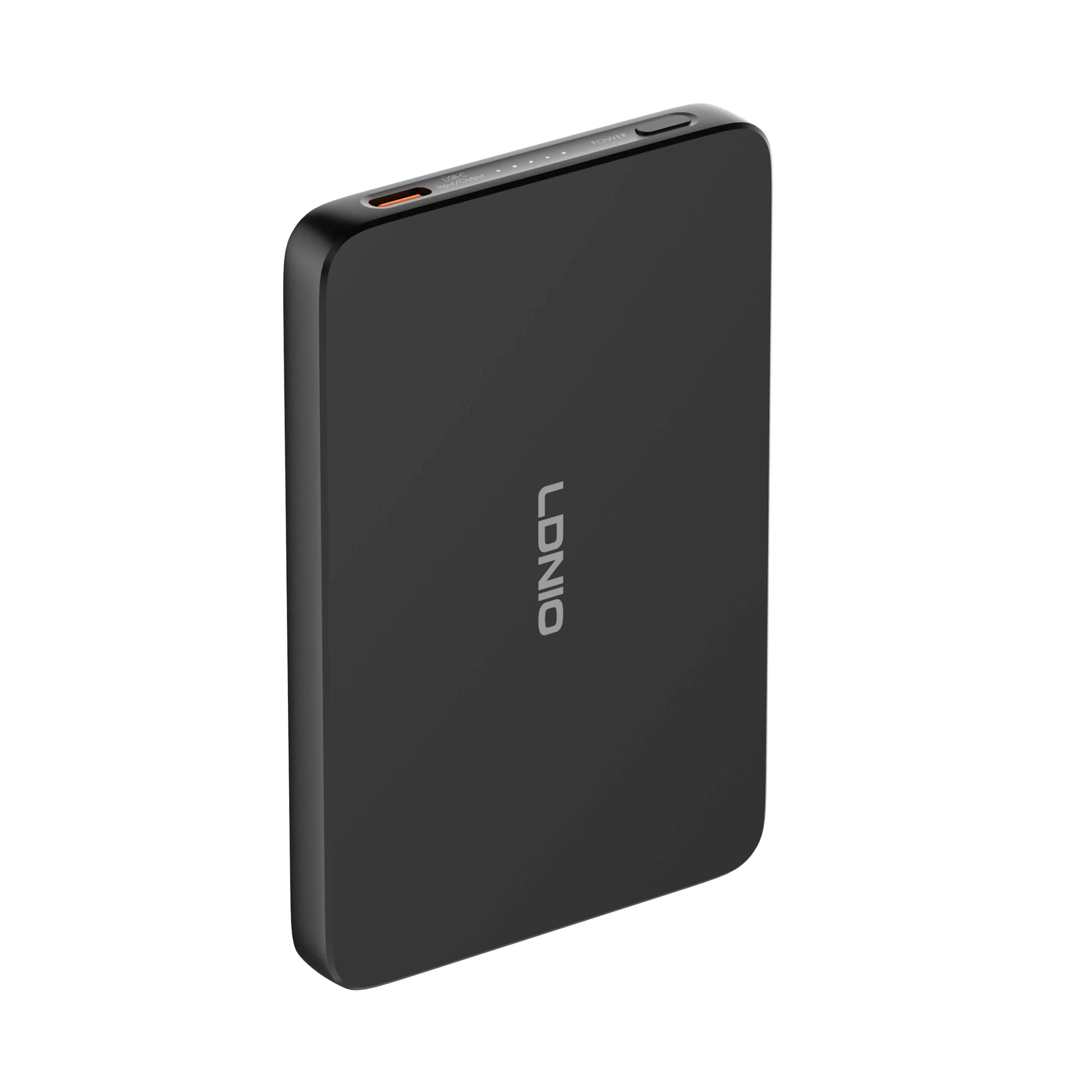 Power bank LDNIO PQ28 5000 mAh: 15W inalámbrico magnético, USB-C PD 20W, 119 g y diseño ultradelgado. Ideal para iPhone/Android. Envíos a todo el Perú.