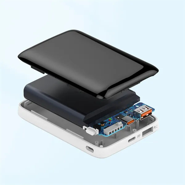 Power bank LDNIO PQ25 10,000 mAh con 22.5W (PD+QC), USB-C bidireccional, USB-A 22.5W y carcasa PC con 9 protecciones. Compacto y potente.