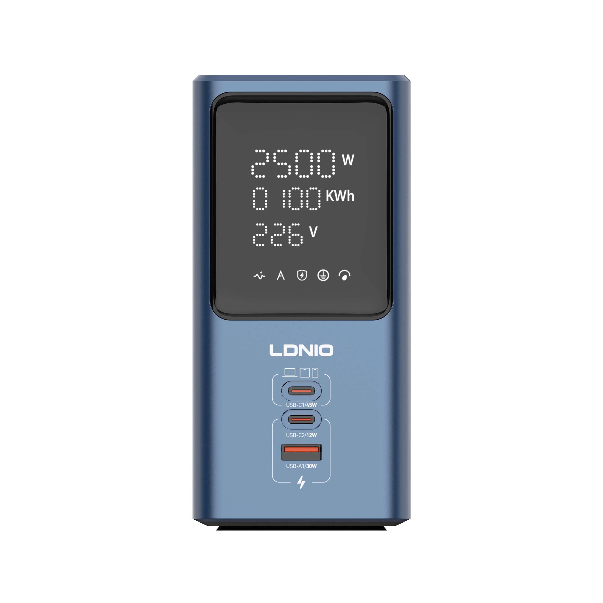 Regleta/Hub LDNIO SC2: hasta 45W, puertos USB-C/USB-A, luz LED, protecciones y diseño compacto. Menos cargadores, menos cables en tu escritorio.