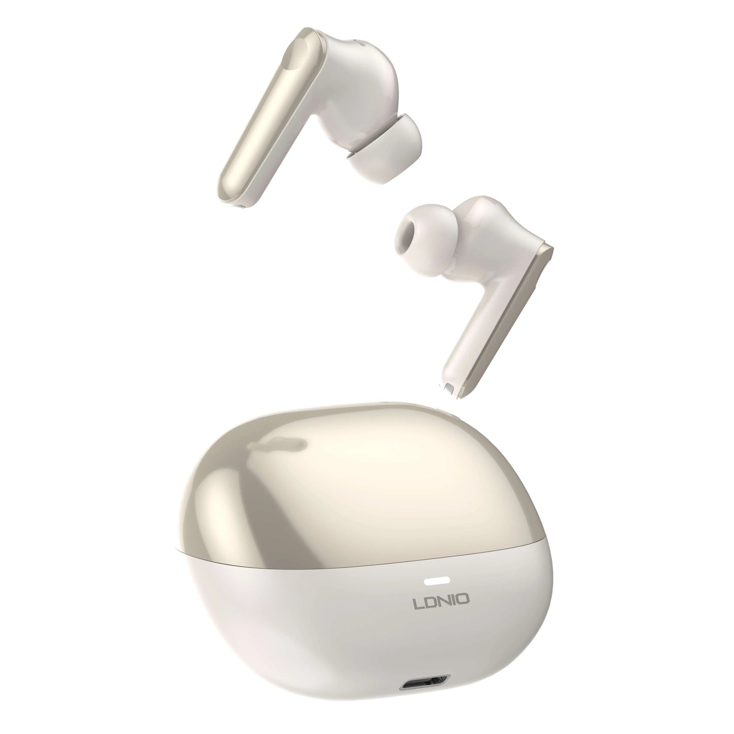 LDNIO 🎧 T06 – Audífonos TWS Bluetooth 5.3, reducción de ruido, hasta 30 h con estuche y USB-C