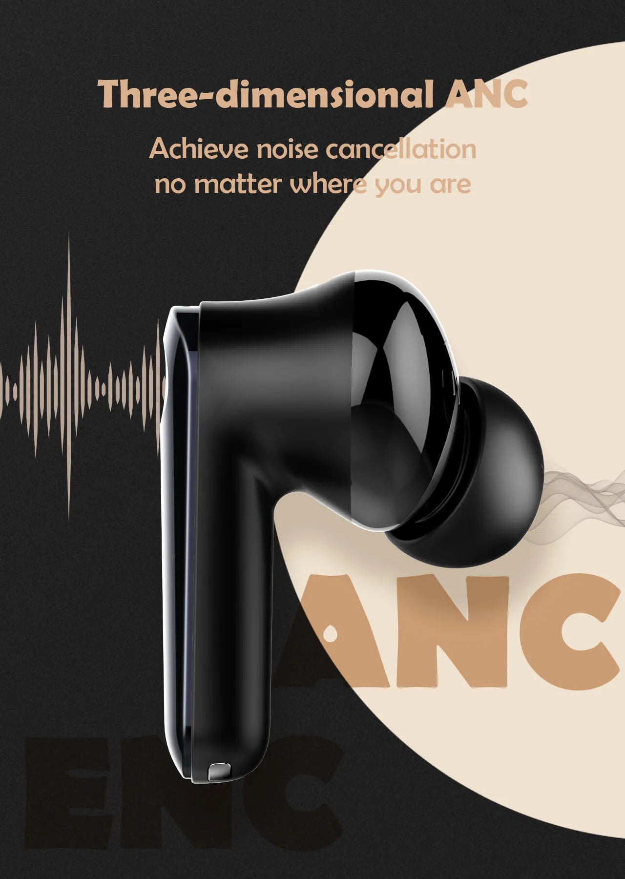 LDNIO 🎧 T06 – Audífonos TWS Bluetooth 5.3, reducción de ruido, hasta 30 h con estuche y USB-C