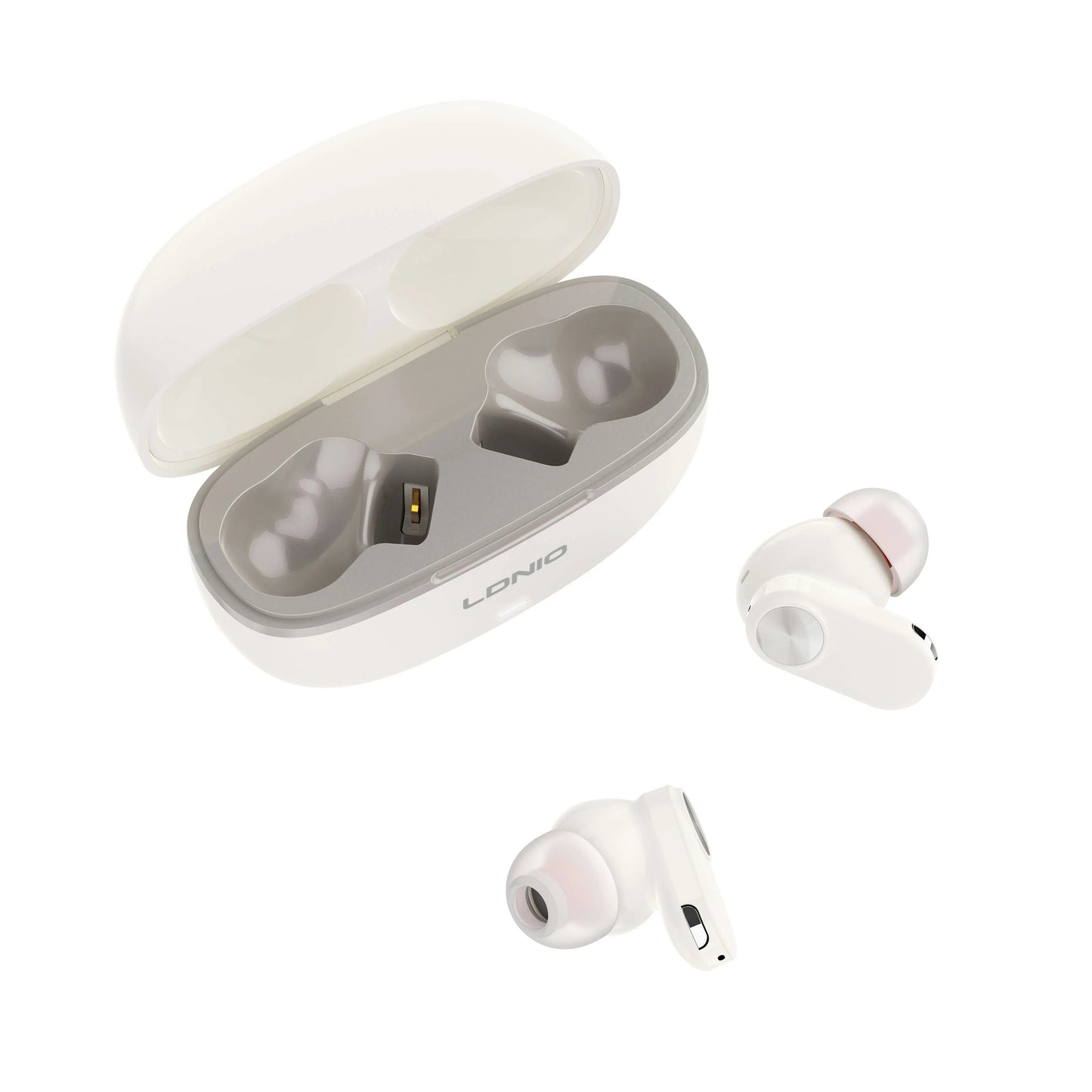 LDNIO 🎧 T13 – Audífonos TWS Bluetooth 5.4, baja latencia, hasta 20 h con estuche y USB-C