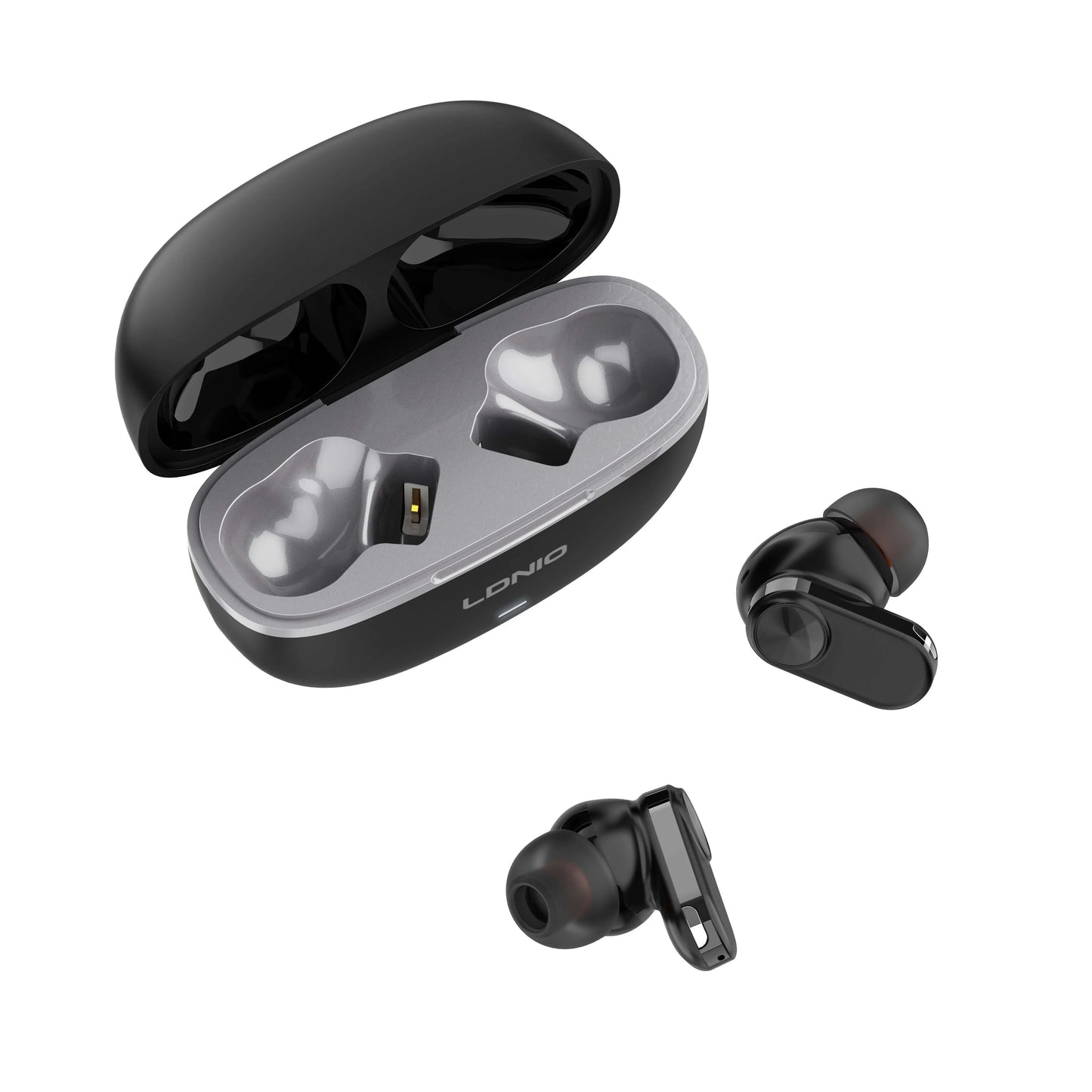 LDNIO 🎧 T13 – Audífonos TWS Bluetooth 5.4, baja latencia, hasta 20 h con estuche y USB-C