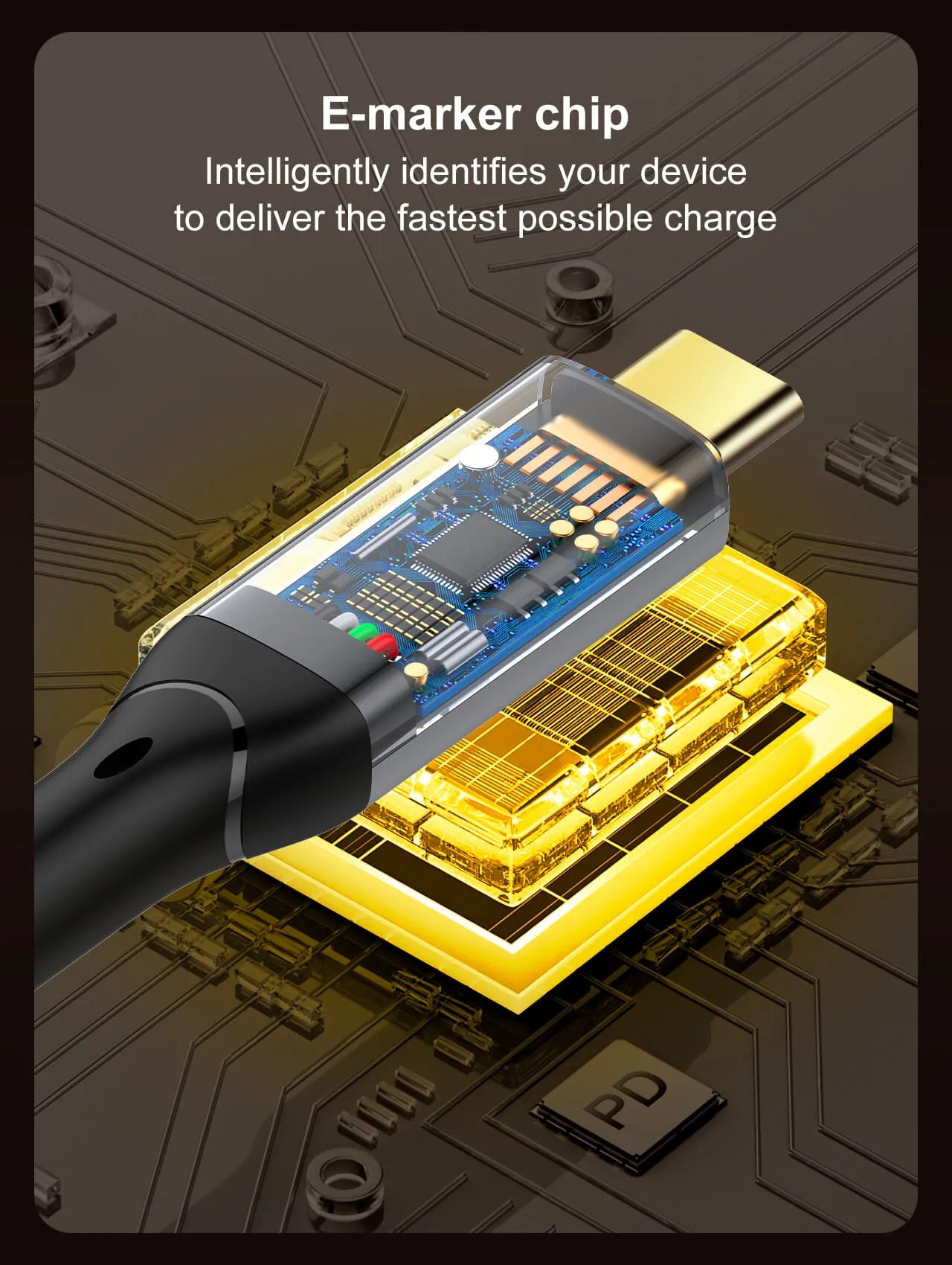 Cable LDNIO TC-11C USB-C a USB-C con 240W, 40 Gbps y video 8K/60Hz. 1 m, reforzado y listo para laptops, monitores y consolas.