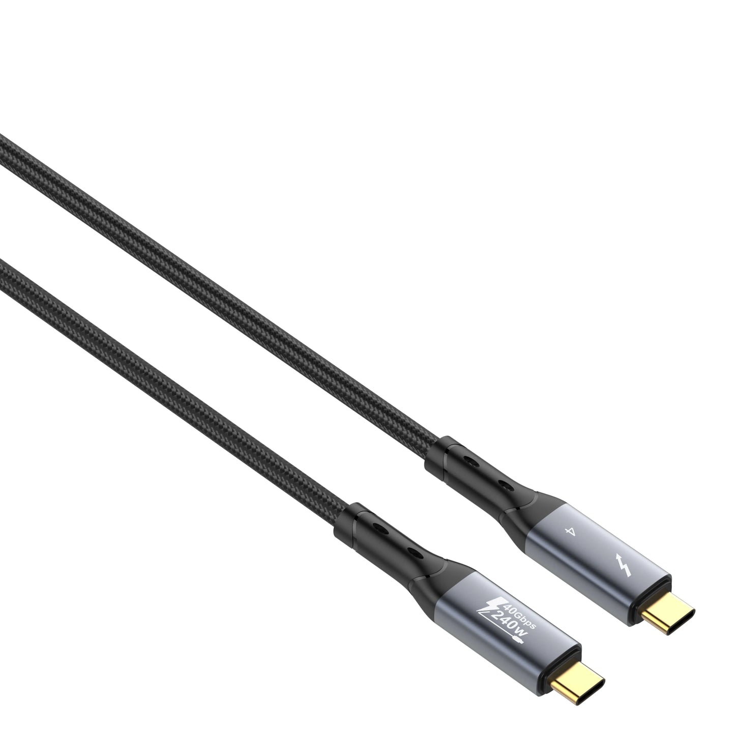 Cable LDNIO TC-11C USB-C a USB-C con 240W, 40 Gbps y video 8K/60Hz. 1 m, reforzado y listo para laptops, monitores y consolas.