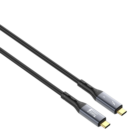 Cable LDNIO TC-11C USB-C a USB-C con 240W, 40 Gbps y video 8K/60Hz. 1 m, reforzado y listo para laptops, monitores y consolas.