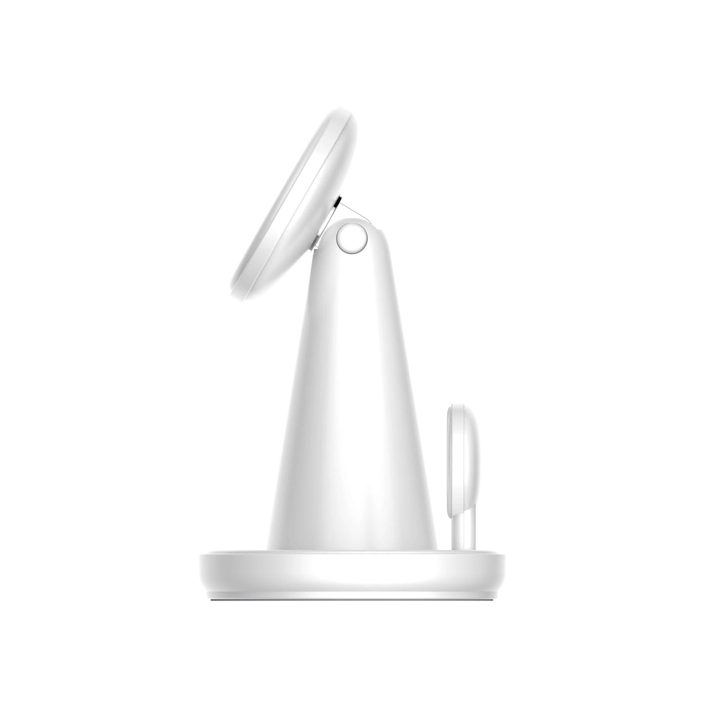 Organiza tu velador/escritorio con la LDNIO WL01: 5-en-1 con Qi 15W, reloj 2.5W, earbuds 5W, soporte magnético y luz LED. Menos cables, más orden.