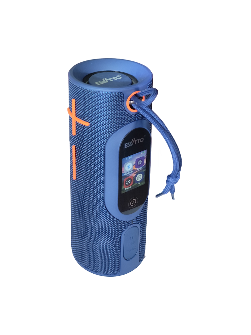 🔊 Parlante Bluetooth 20W para exteriores. Pantalla táctil, resistencia al agua IPX5, batería 3600mAh y bocinas de 57mm. ¡Compra ahora y vive la música! 🚀