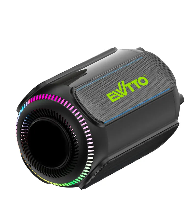 🔊 Parlante Bluetooth 100W con sonido 360°, luces RGB y resistencia al agua IPX5. Hasta 10h de reproducción. ¡Compra ahora y enciende la música!