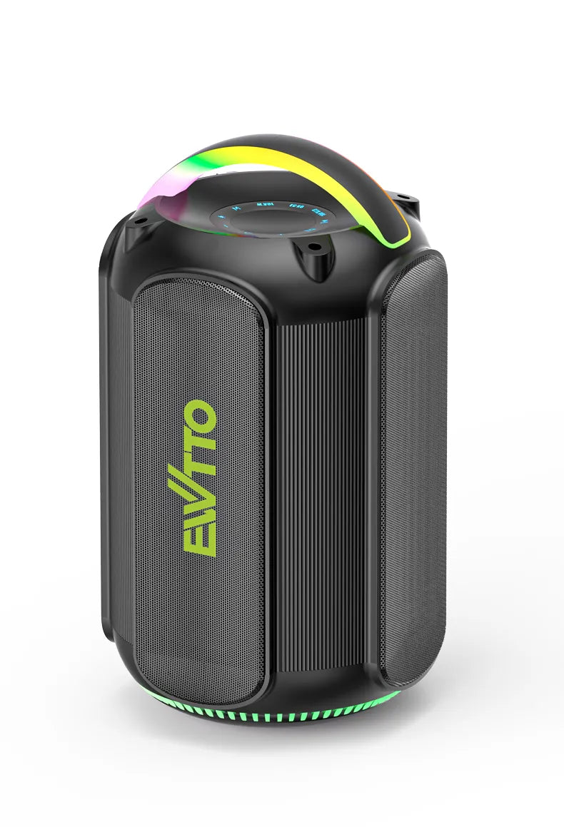 🔊 Parlante Bluetooth 100W con sonido 360°, luces RGB y resistencia al agua IPX5. Hasta 10h de reproducción. ¡Compra ahora y enciende la música!