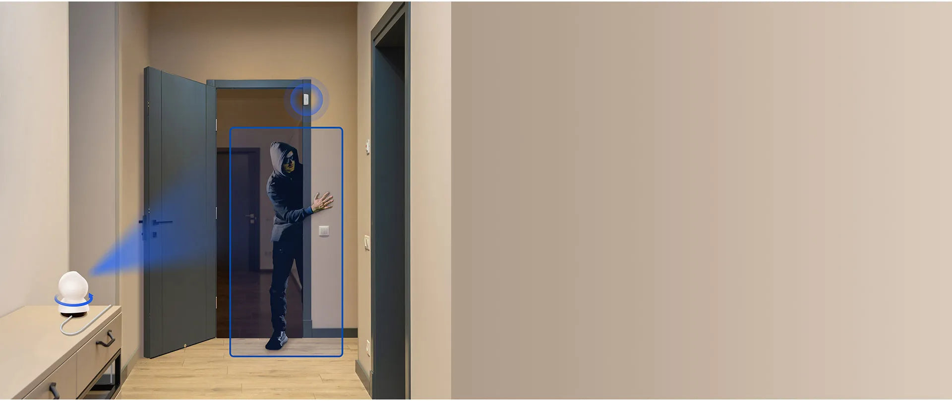 Sensor de contacto Tapo T110 para puertas y ventanas. Notificaciones en tiempo real, automatización inteligente. Compatible con Hub Tapo H100.