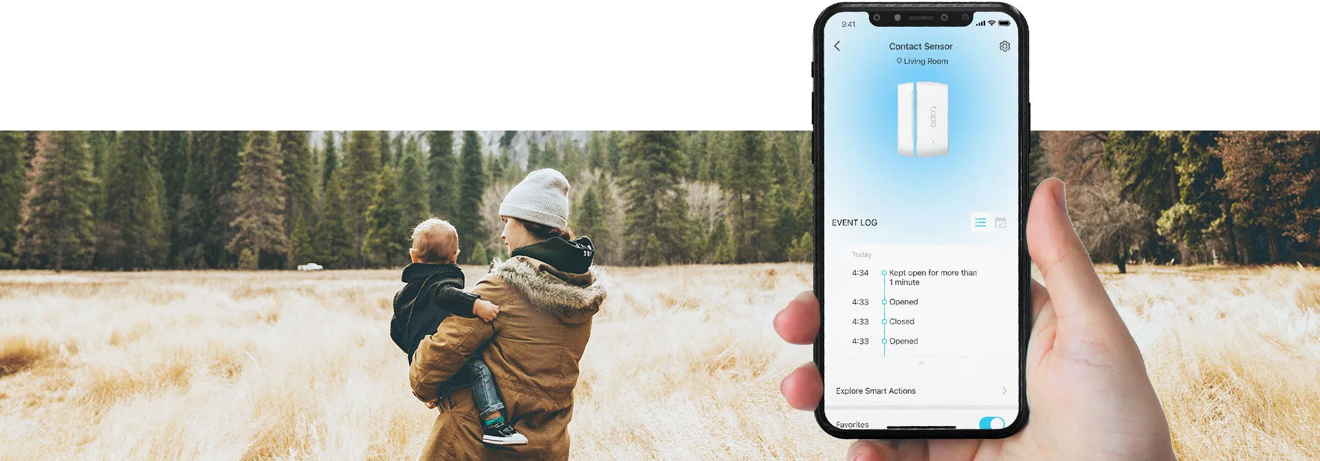 Sensor de contacto Tapo T110 para puertas y ventanas. Notificaciones en tiempo real, automatización inteligente. Compatible con Hub Tapo H100.