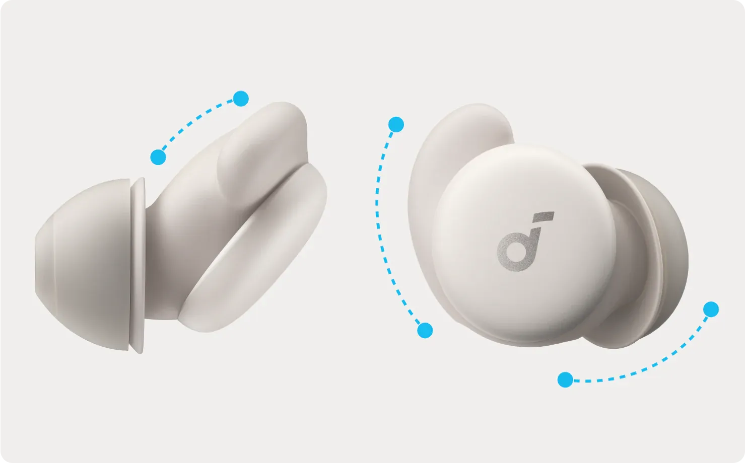Soundcore Sleep A20: audífonos para dormir de lado, 80h, sin presión, reducción de ruido y análisis de sueño.