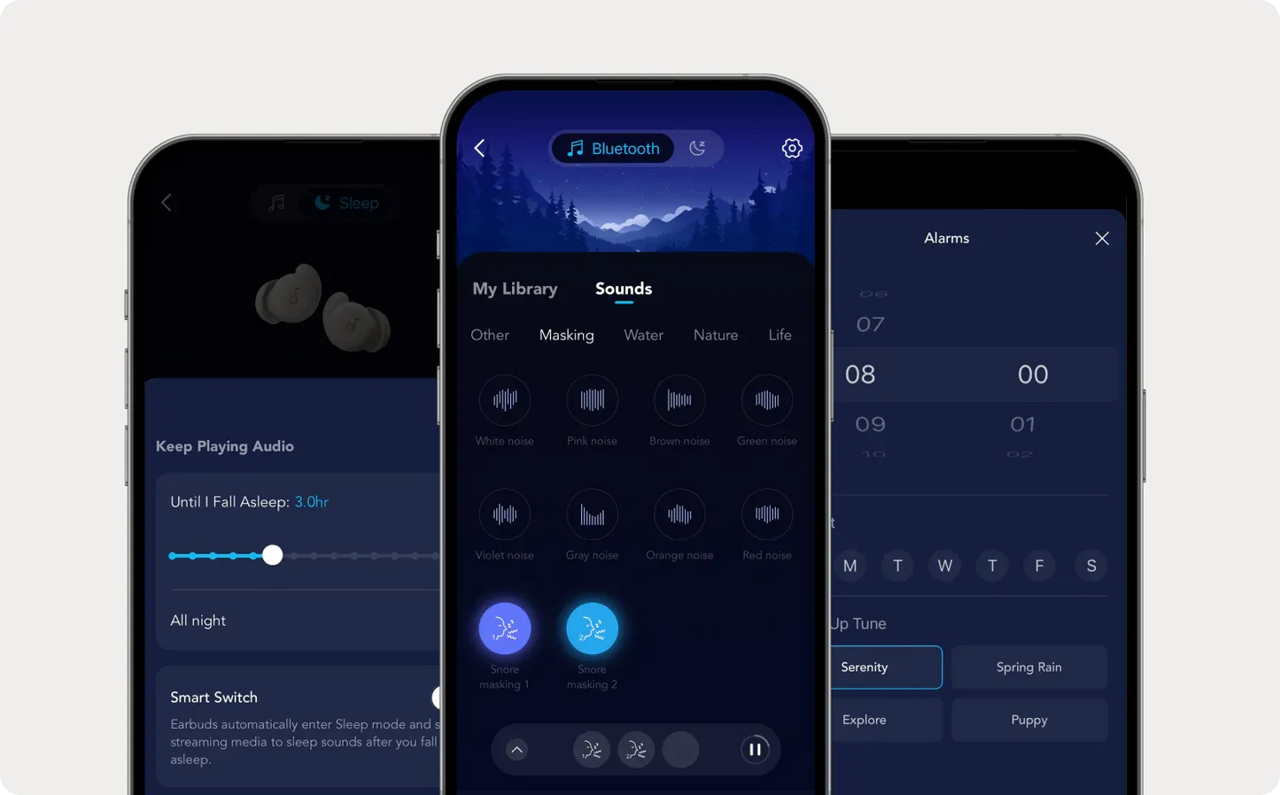 Soundcore Sleep A20: audífonos para dormir de lado, 80h, sin presión, reducción de ruido y análisis de sueño.