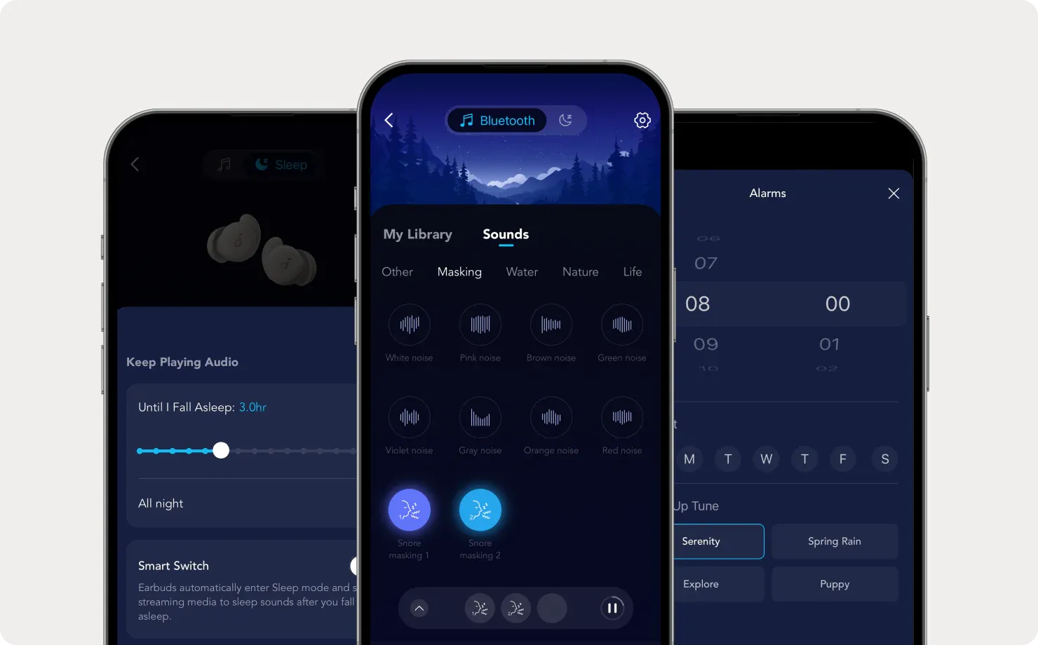 Soundcore Sleep A20: audífonos para dormir de lado, 80h, sin presión, reducción de ruido y análisis de sueño.