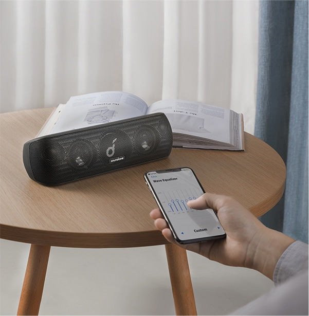 🔊 Soundcore Motion+ con sonido Hi-Res, BassUp™ y resistencia al agua IPX7. Disfruta 30W de potencia y hasta 12h de música. ¡Compra ahora!