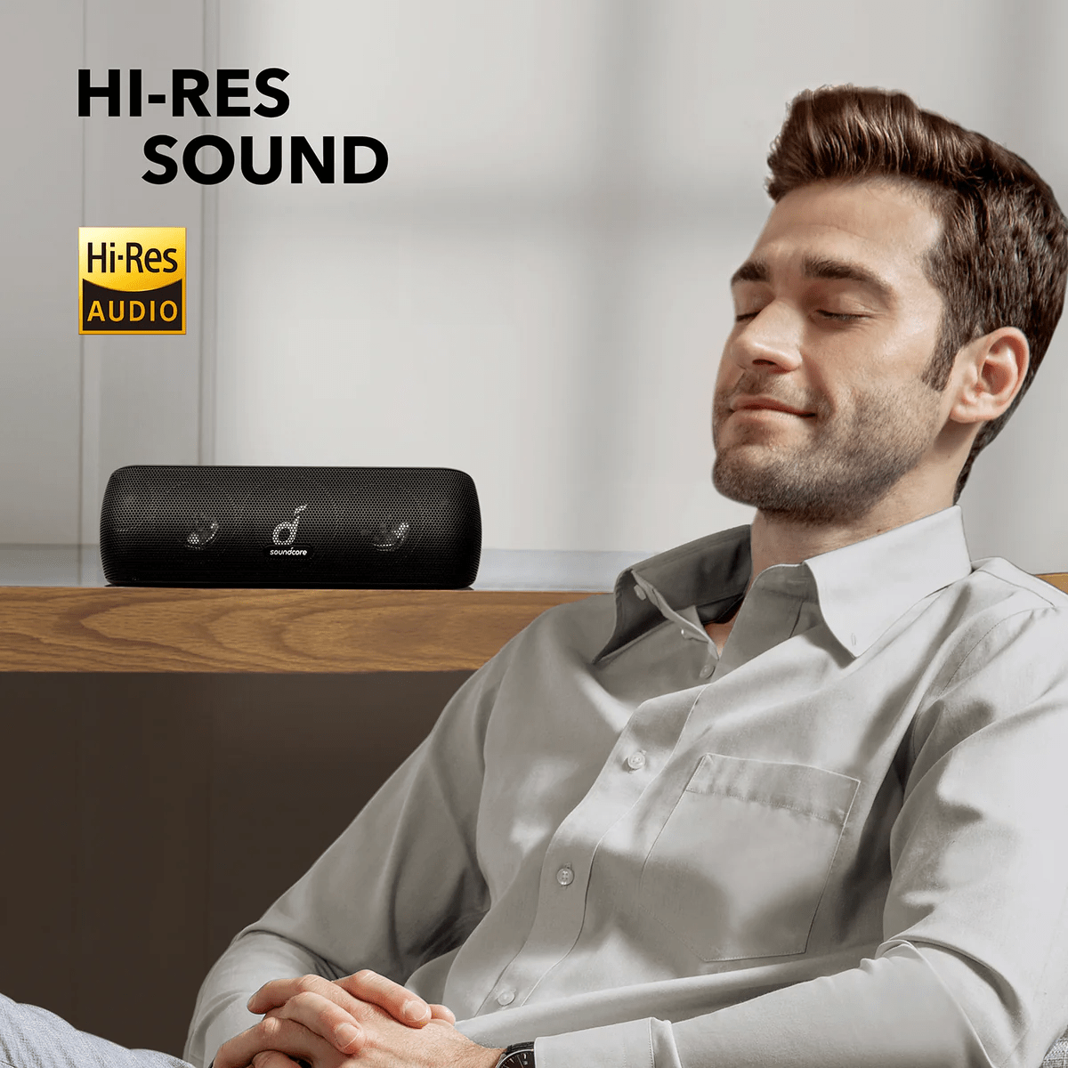 🔊 Soundcore Motion+ con sonido Hi-Res, BassUp™ y resistencia al agua IPX7. Disfruta 30W de potencia y hasta 12h de música. ¡Compra ahora!