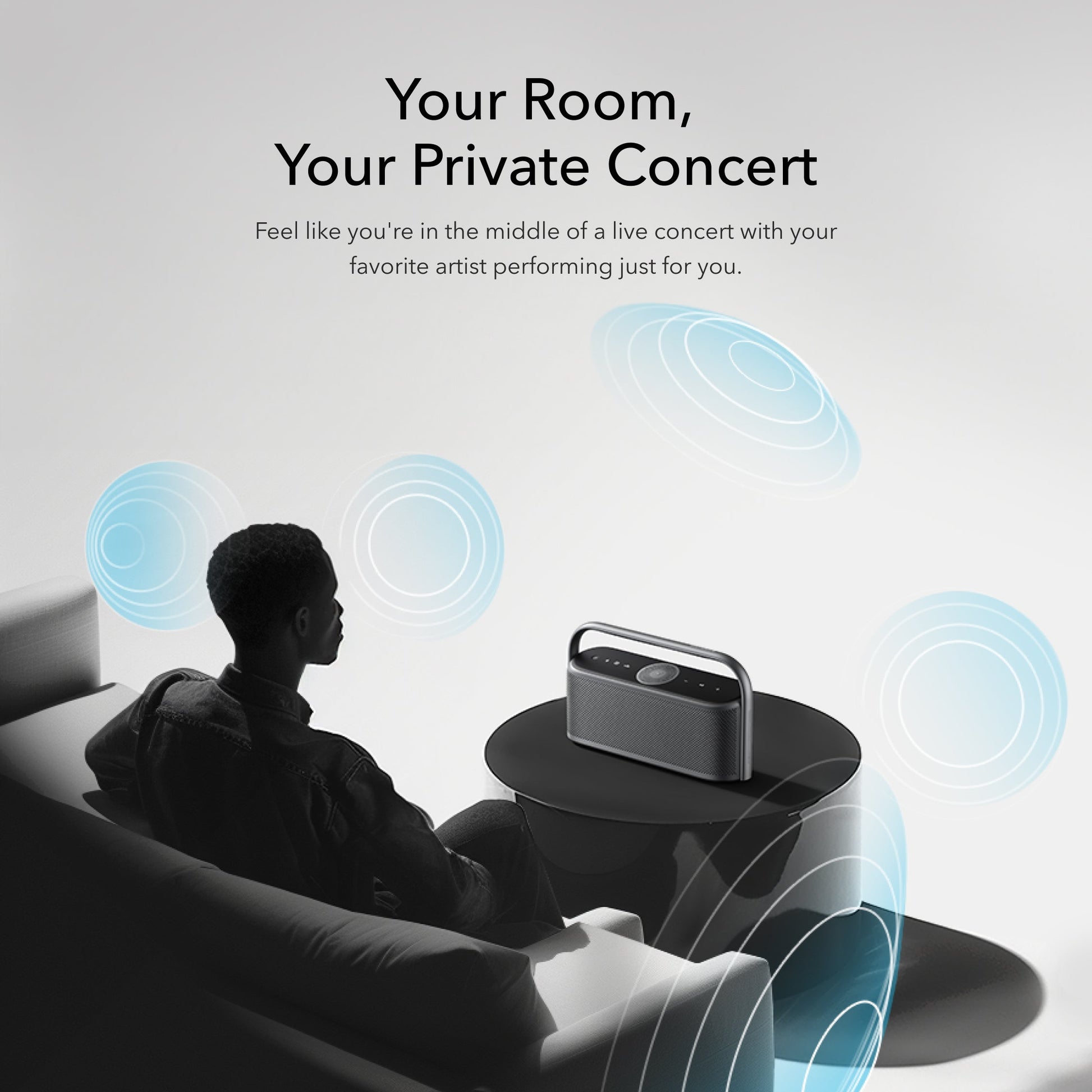🔊 Parlante Soundcore Motion X600 con sonido espacial Hi-Res, 50W, IPX7, TWS y 12h de batería. Transforma tu espacio en una sala de conciertos. 🚀