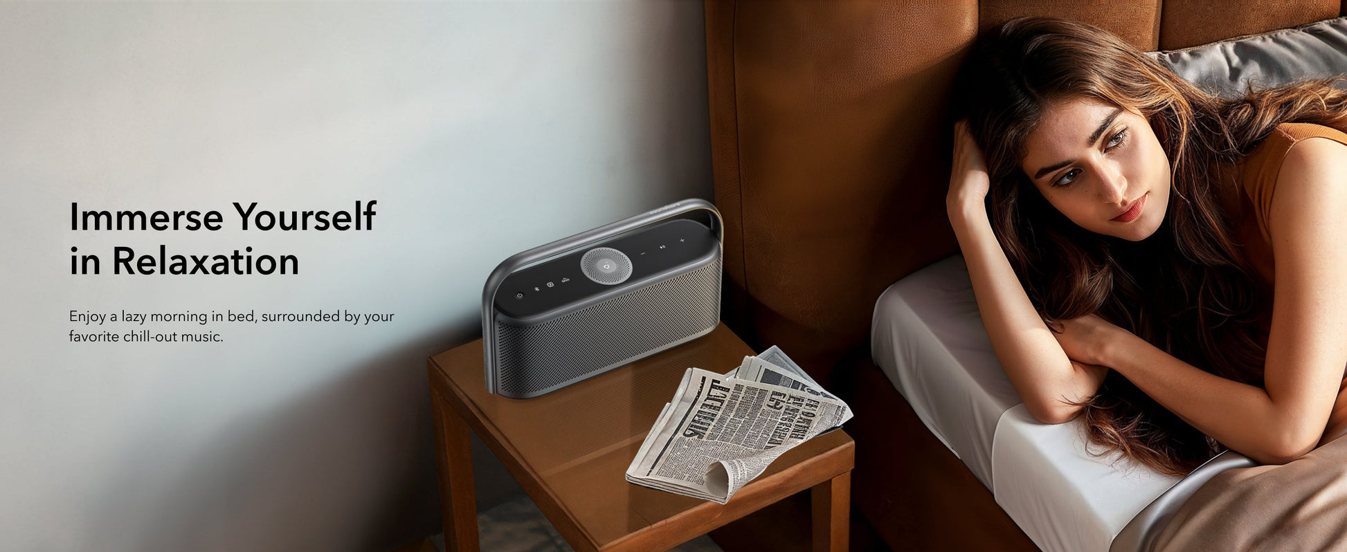 🔊 Parlante Soundcore Motion X600 con sonido espacial Hi-Res, 50W, IPX7, TWS y 12h de batería. Transforma tu espacio en una sala de conciertos. 🚀