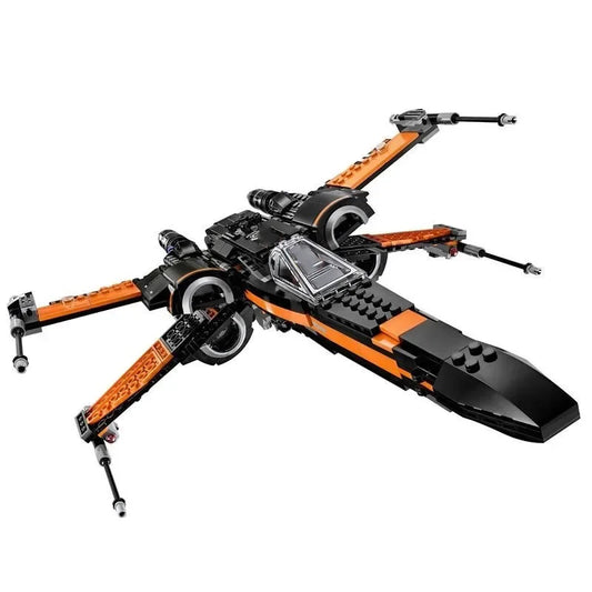 Construye el icónico X-Wing Fighter con este set de 742 piezas de Space Wars. Ideal para coleccionistas, decoración geek y fans de Star Wars. Material ABS resistente.