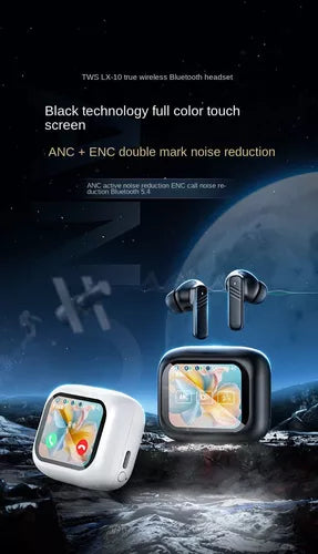 Audifono Bluetooth ANC Pantalla Tactil ewtto