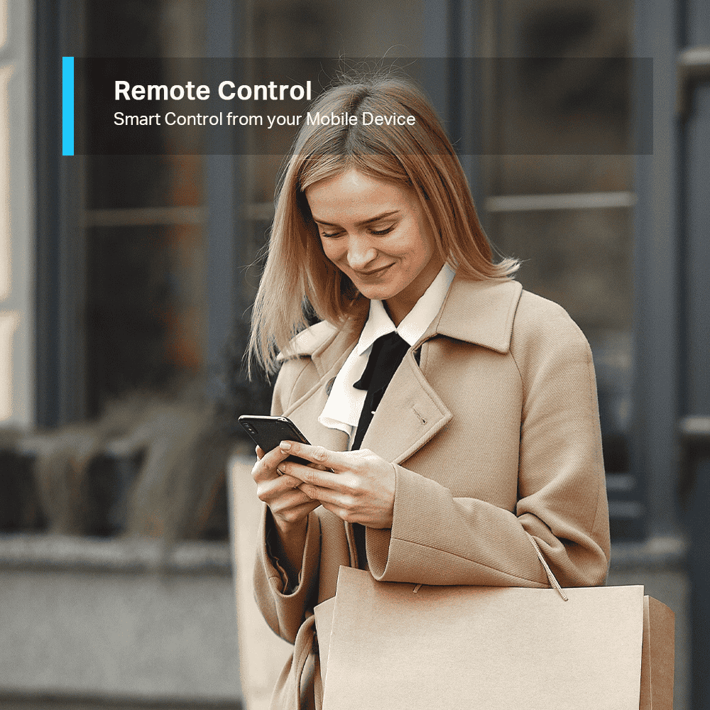 Enchufe inteligente Tapo P125 con control remoto, HomeKit, Alexa, Google. Programación, temporizador y modo Ausente. ¡Automatiza tu hogar!