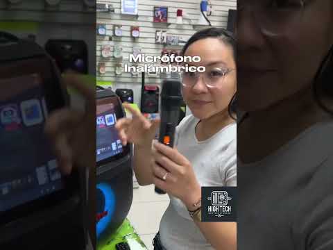 Parlante EWTTO EW-P539MBC con pantalla táctil de 14”, Android 11.0, luces LED, karaoke y 60W de sonido envolvente. ¡Ideal para fiestas y gamers!